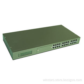 Fast Ethernet 16 Port 10/100M Switch with Low-power Consumption